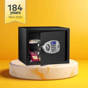 YSS/300/DB2 Home Security Safe locker with Pincode Access- Black