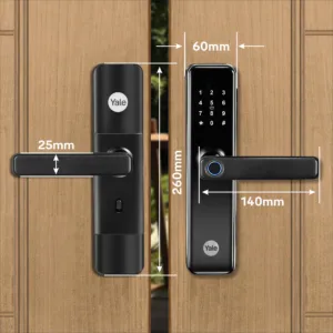 YDME 50 Digital Door Lock, Satin Nickel