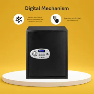 Yale Standard Professional X-Large Electronic Safe locker with Pincode Access- 59 litres, Black 2 3 e03a6662 9fb4 4d9e b6bf 48145c6d3d0a 1100x