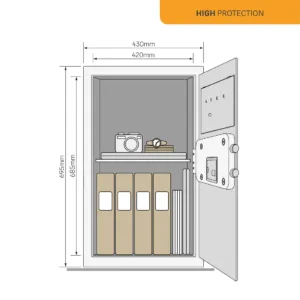 YFM/695/FG2 XXL Professional Fire Safe Locker (90 minutes) 6 4893862050827.PT05 1100x