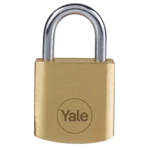 Yale Y110B/20/111/1 - Brass Padlock (20 mm) - Indoor Lock for Locker, Backpack, Tool Box - 3 Keys - Standard Security 2 5052847099346.PT04 4f776af9 7d56 4ff7 8dcc 37ecb6187983 1100x