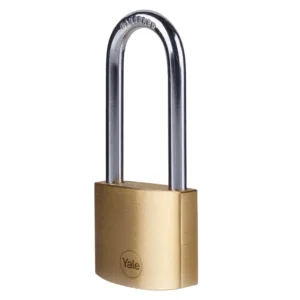 Y110B/30/147/1 Yale 30mm Brass Padlock with long shackle -3nos. regular keys (Brass Finish) 6 5052847099445.PT05 1100x