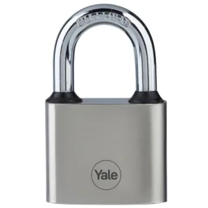 Y112/40/124/1 Yale 40mm Iron Disc Padlock with3 Retaining Keys (Silver Finish) 2 5052847111291.PT04