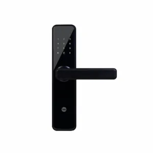Smart Door Lock, Black, PIN, RFID, Manual Key Access
