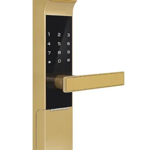 YDM 4109 A Series Biometric Smart Lock Gold 9 967A5994 1100x 1