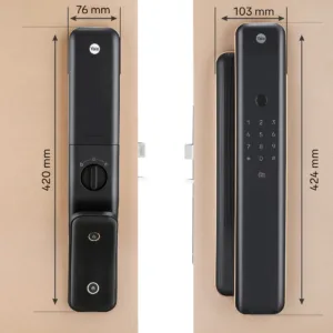Yale Luna Pro Smart Lock - Fingerprint, PIN, RFID and Manual Key (Bluetooth Module and Wifi Bridge Included) 11 All Pages 6 5 1100x