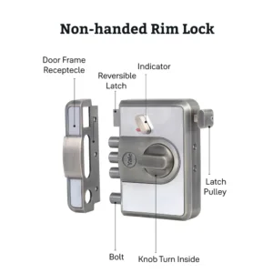 CBR-Cinco 500,Latch & DeadBolt Main Door Lock, Knob Inside, Antique Brass 4 CBR 500AB 04