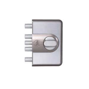 CBD-Cinco 500 Series 5 Dead Bolt Main Door RIM Lock, Knob Inside, Brown, With Dimple Keys