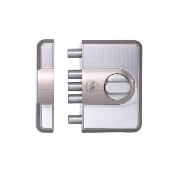 CBD-Cinco 500 Series 5 Dead Bolt Main Door RIM Lock, Both Side Keys, Brown, With Dimple Keys