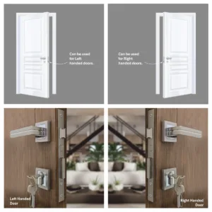 SM-02-01-01 Yale SM series Mortise Lock Comboset with Rose and Escutcheons, Cylinder with Knob inside and keys Outside, SS Finish 10 SM020101010 1100x