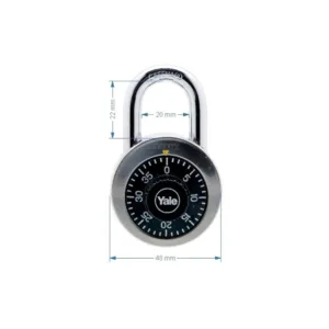 Y140 50mm Combination Padlock Stainless Steel 2 Y140 50mm Combination Padlock Stainless Steel