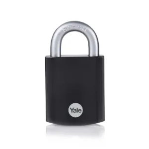 Yale Y90SB Padlock Hardened Steel Body and Boron Steel Shackle, Max Security Padlock Black 1 Yale Y90SB Padlock Hardened Steel Body and Boron Steel Shackle, Max Security Padlock Black