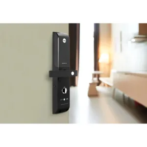 YDM 7116A Smart Lock, Matt Black with Fingerprint, PIN Code, RFID Card, Mechanical Key, Bluetooth module, Works with Yale Home App 16 YDM7116 A MB 08