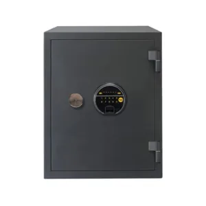 YFF/520/FG2 Biometric Safe Locker -, 60 Min Fire Resistance,  Black, 37 Litre