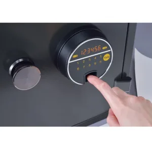YFF/520/FG2 Biometric Safe Locker -, 60 Min Fire Resistance, Black, 37 Litre 3 YFF520FG2 03