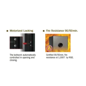 YFF/520/FG2 Biometric Safe Locker -, 60 Min Fire Resistance, Black, 37 Litre 4 YFF520FG2 04