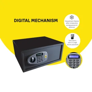 YLS/200/DB2 Security Laptop Safe Locker, Digital - Pin Access, Black 2 YLS200DB2 02