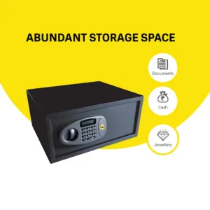 YLS/200/DB2 Security Laptop Safe Locker, Digital - Pin Access, Black 3 YLS200DB2 03