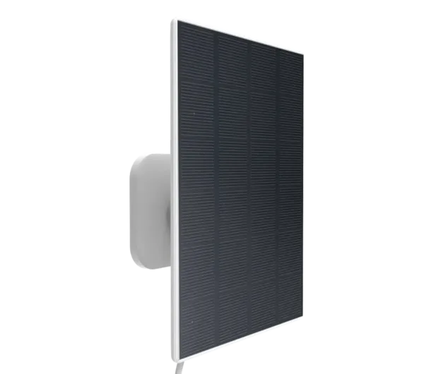 Yale Solar Panel Charger for Smart Outdoor Camera, weather resistant with built-in 2 meter long USB- cable