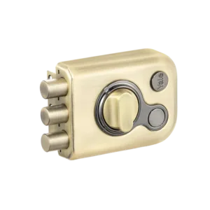 KRT-3B-TT-ABM/BN: Yale Katros Rimlock – Tribolt, 3 Deadbolts, Thumbturn, 4 Dimple Keys (Antique Brass Matt and Black) 6 IMG 4188 1x1