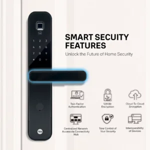 YDM7220A Biosecure Smart Lock with Fingerprint - PIN, RFID and Manual Key 7 ListingImage2 1100x