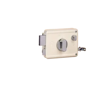 Yale Essential YE-NL-LB-TT-DK-IN Night Latch Rim Lock , 1 Deadbolt and 1 Latch Bolt, Thumbturn, 4 Dimple Keys (Ivory) 2 Yale Essential YE-NL-LB-TT-DK-IN Night Latch Rim Lock