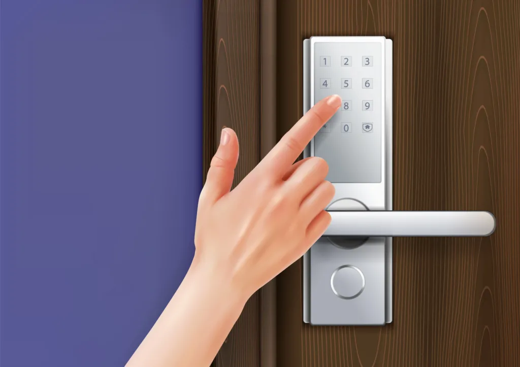 Smart Lock Buying Guide 2025 – India 2 16399031 2101.i211.015 door knobs handles realistic composition 1