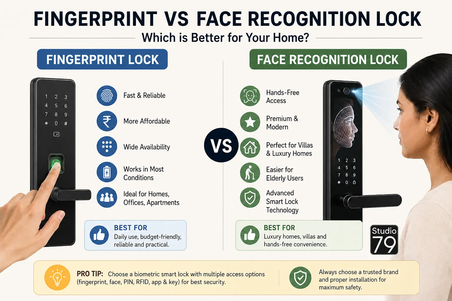 facial recognition lock