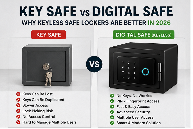 key safe vs digital safe