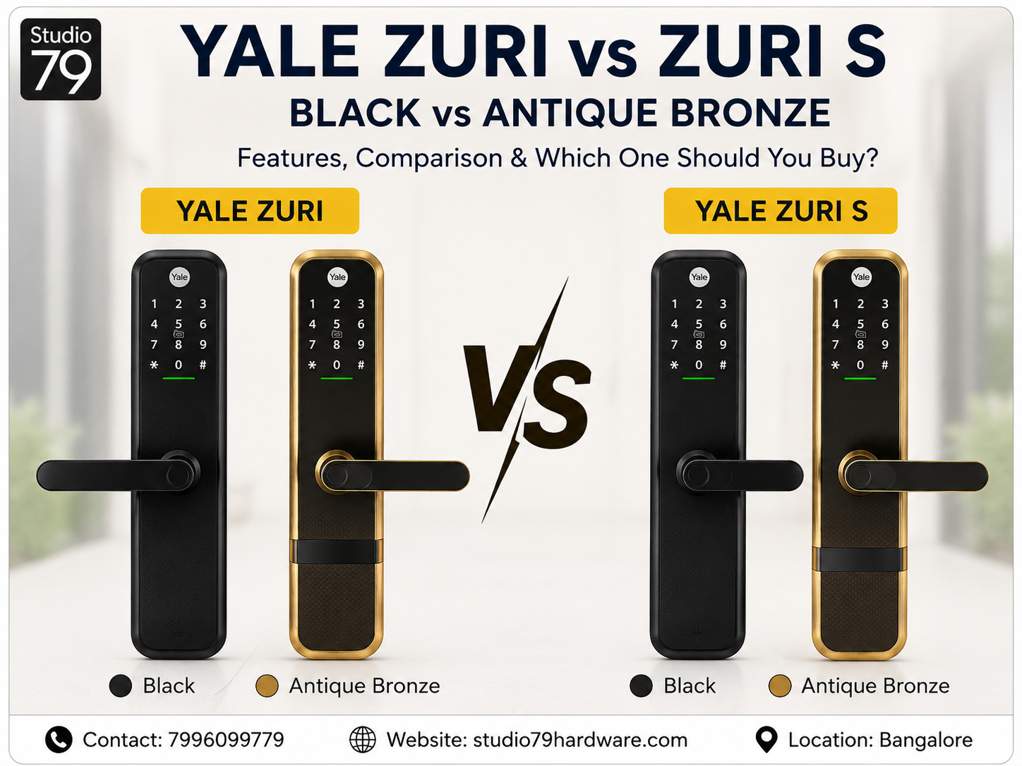 Yale Zuri vs Zuri S