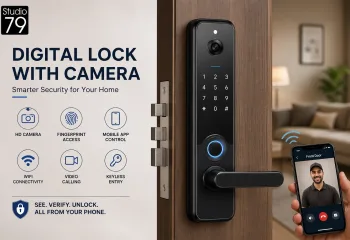 digital lock for main door with camera
